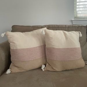 2 Target Throw Pillows